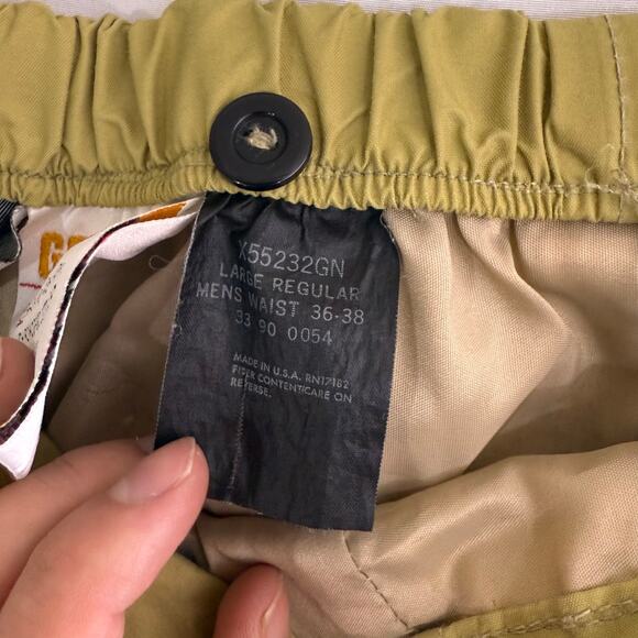 10X Pants Men 36-38 Beige Performance Gore-Tex Outdoors Work Barn Golf Hike - Picture 8 of 10